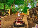 Скриншот игры Гонки по джунглям: Игра на выживание